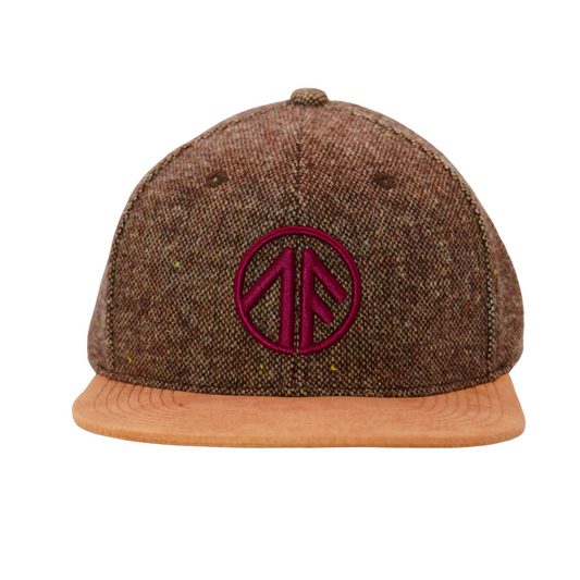 Cap "hut von schwaben" - Braun | Wolle-Tweed