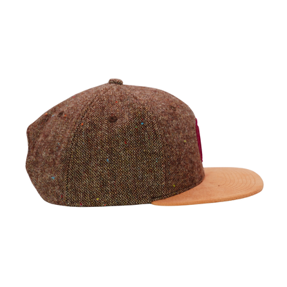 Cap "hut von schwaben" - Braun | Wolle-Tweed