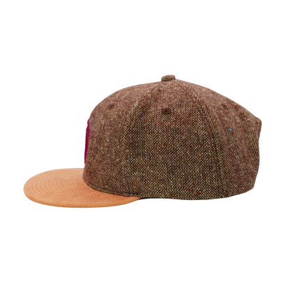 Cap "hut von schwaben" - Braun | Wolle-Tweed