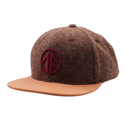 Cap "hut von schwaben" - Braun | Wolle-Tweed